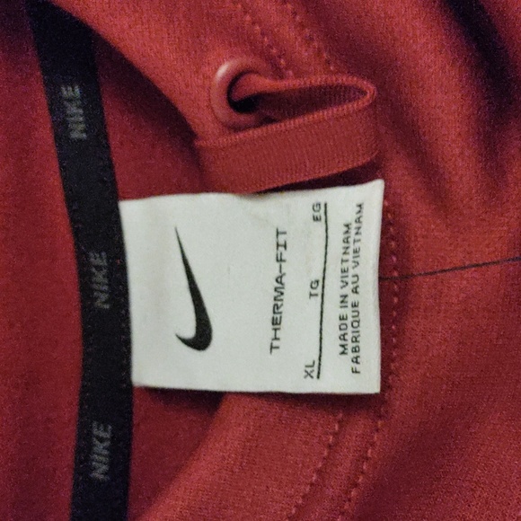 NWT Men's Nike Pullover Therma Fit GFX2 Fleece Lined Hoodie Sweatshirt - Picture 4 of 8